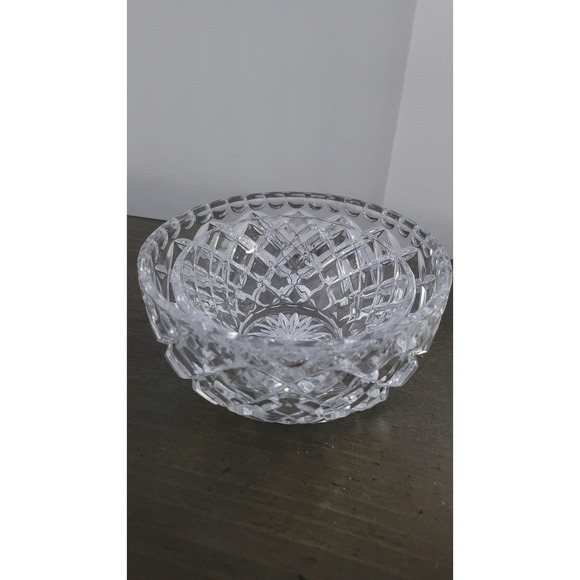 The Unbranded Brand Other - Vintage Heavy Cut‎ Diamond Crystal Bowl set